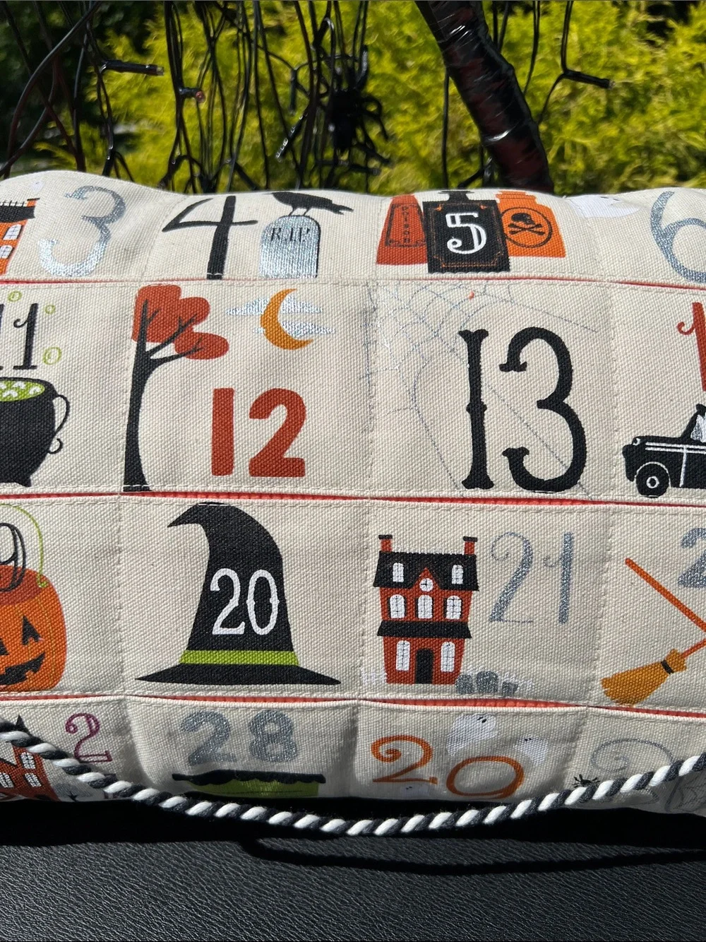 Isaac Mizrahi Countdown To Halloween Pillow